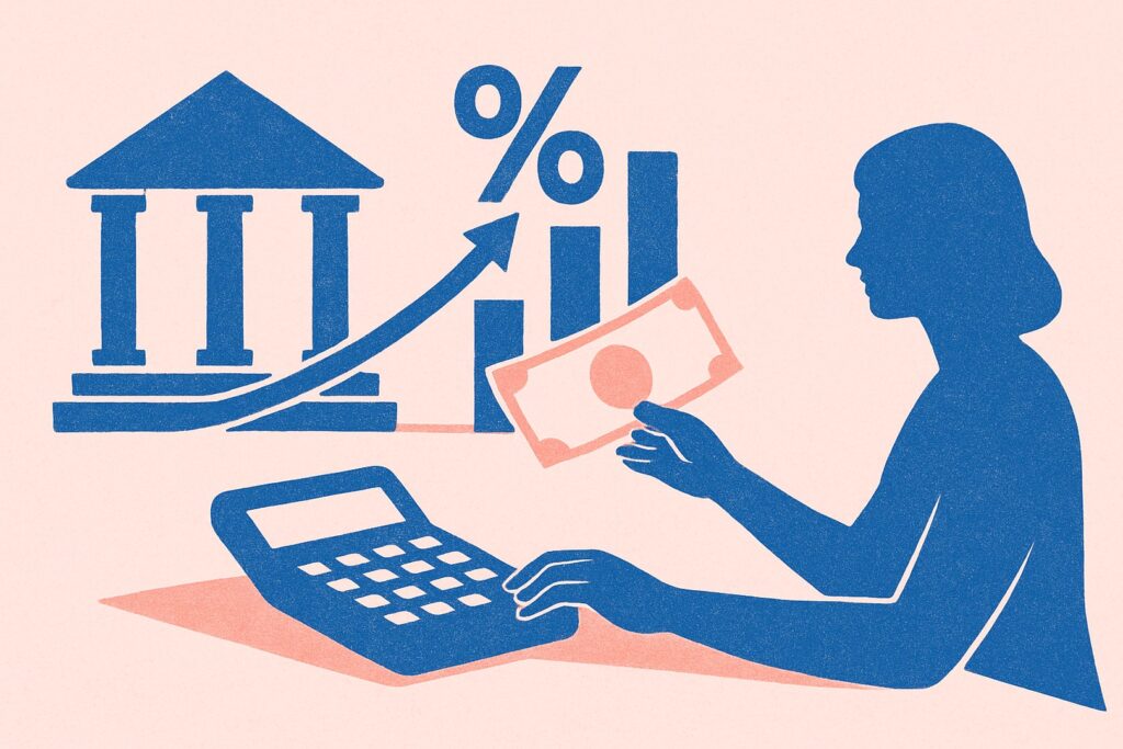 geld lenen bank rente