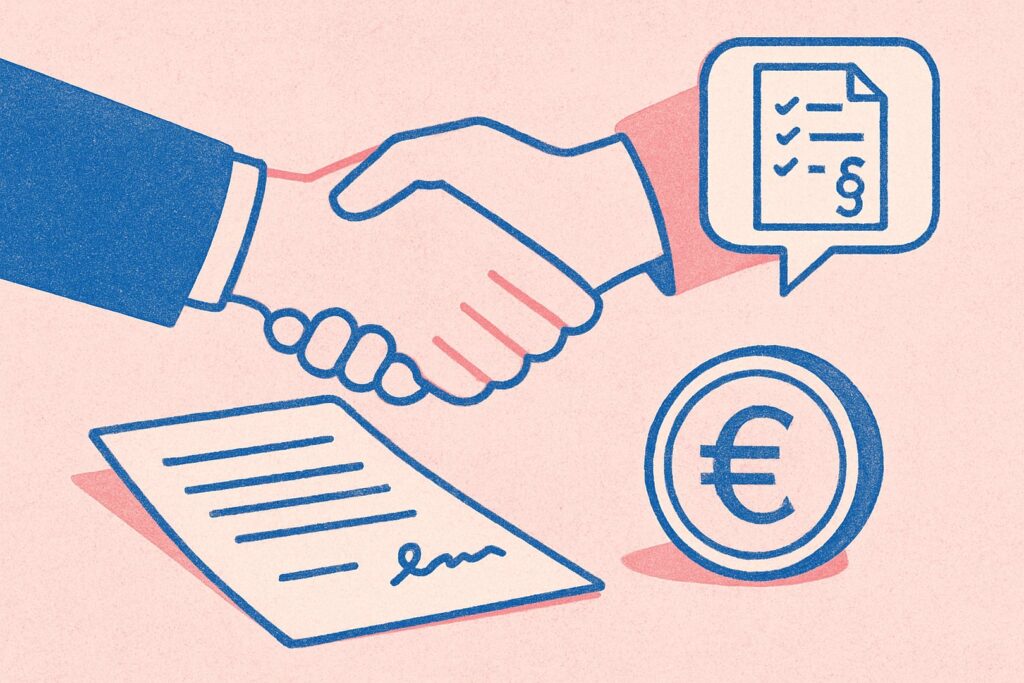 onderhandse lening voorbeeld