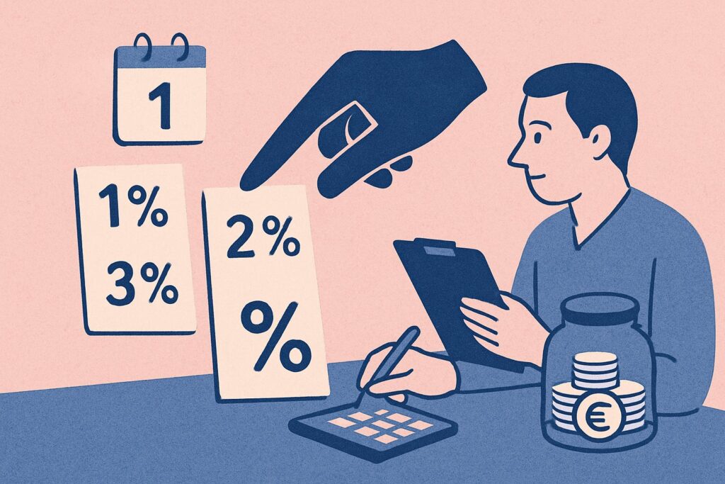 deposito rente 1 jaar vast