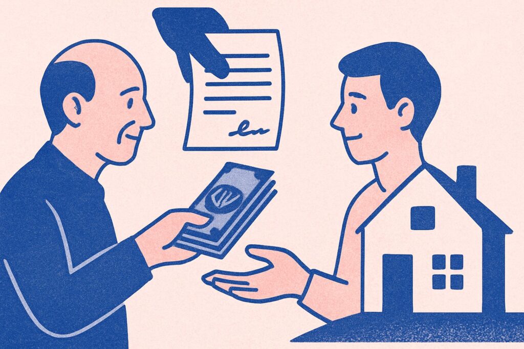 geld lenen aan kind voor huis