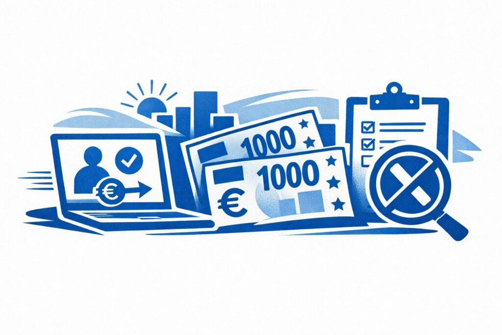 2000 euro lenen zonder bkr toetsing
