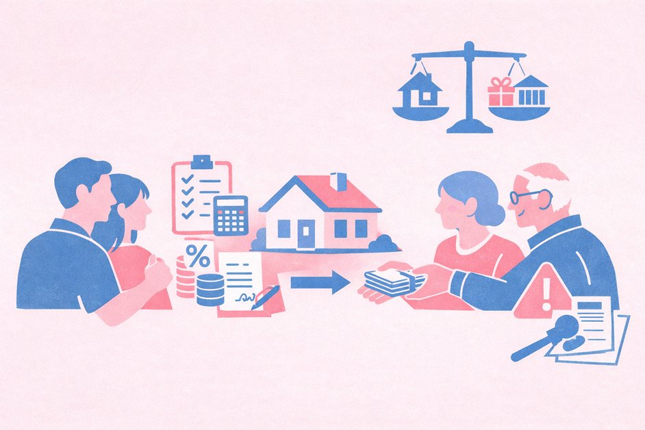 geld lenen van ouders voor huis