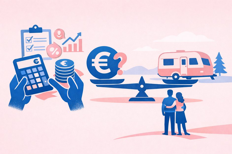 geld lenen voor caravan
