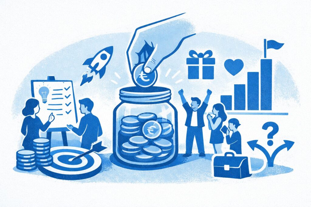 hoe werkt crowdfunding