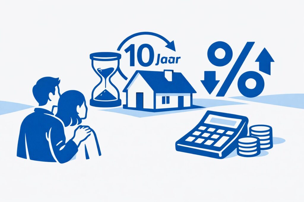 hypotheekrente rabobank aflossingsvrij 10 jaar