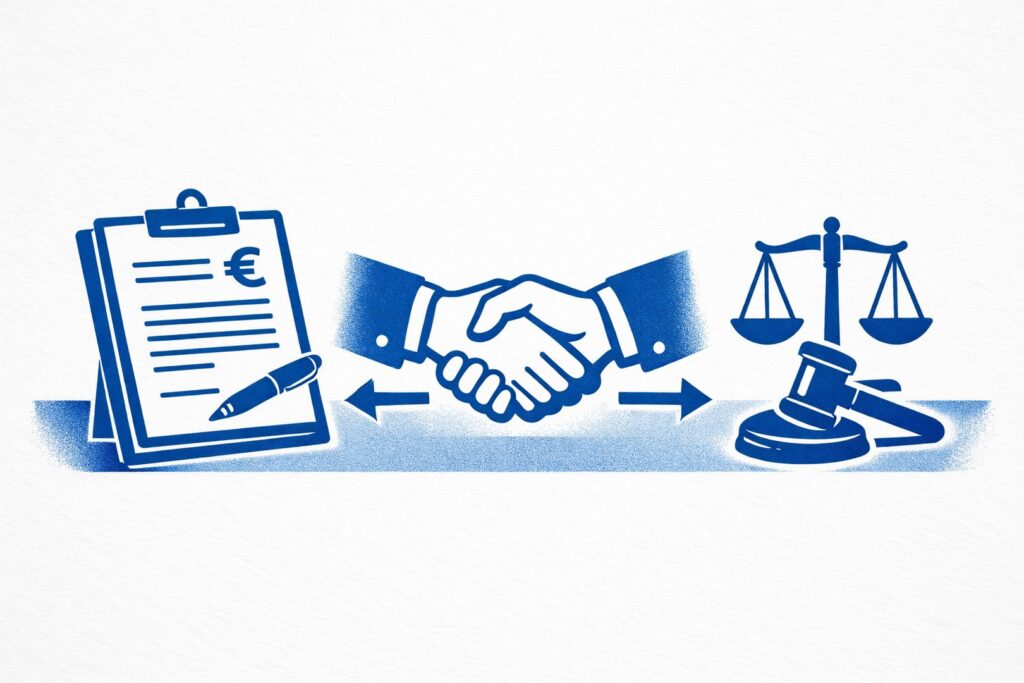 onderhandse lening voorbeeld