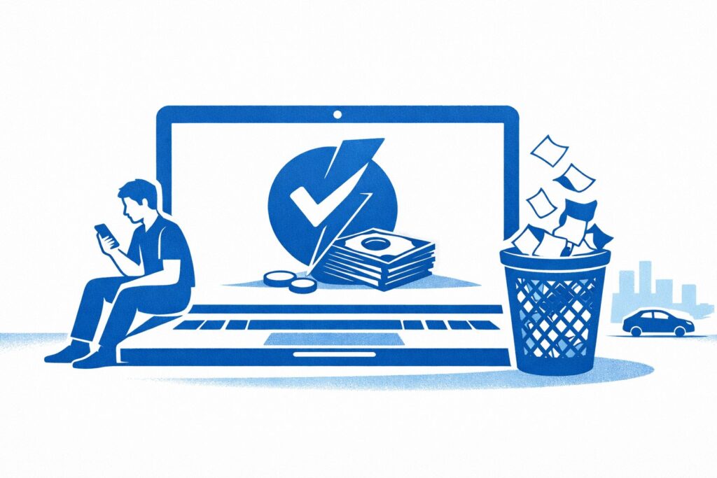 per direct geld lenen zonder documenten
