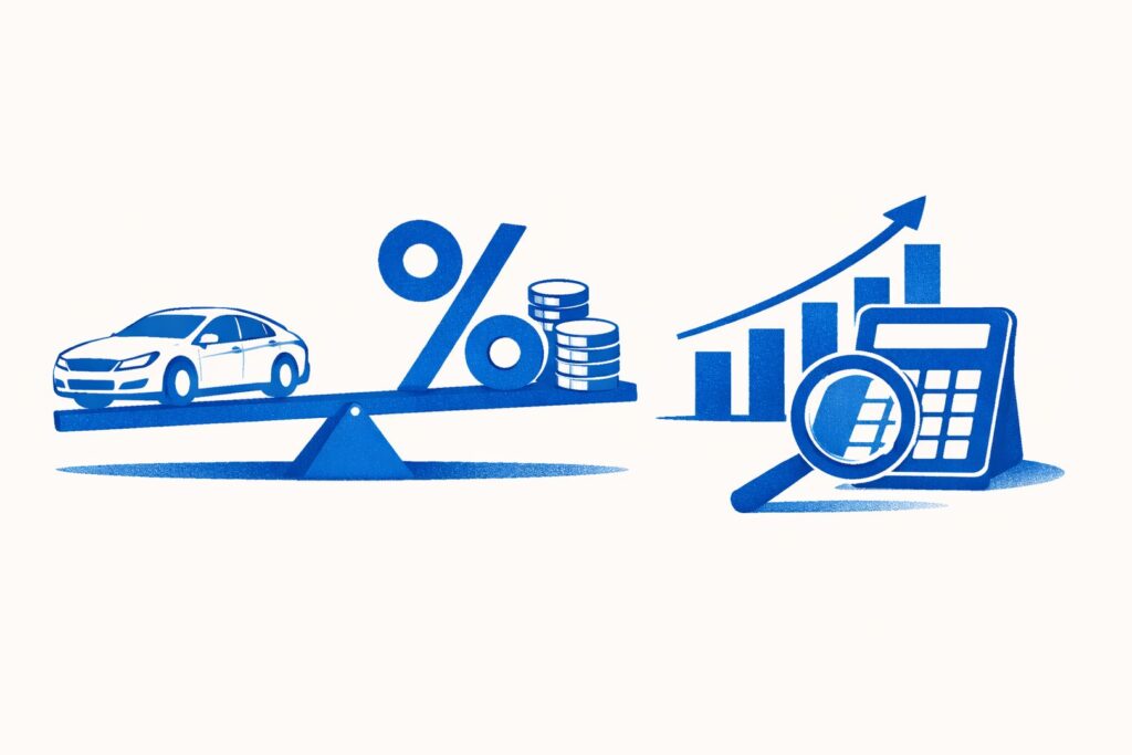 wat is de rente bij financial lease
