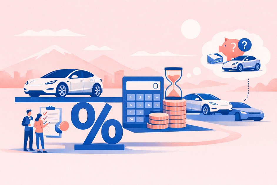 tesla 0% rente