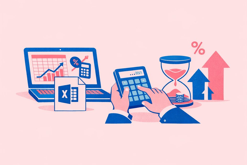 wettelijke rente berekenen excel
